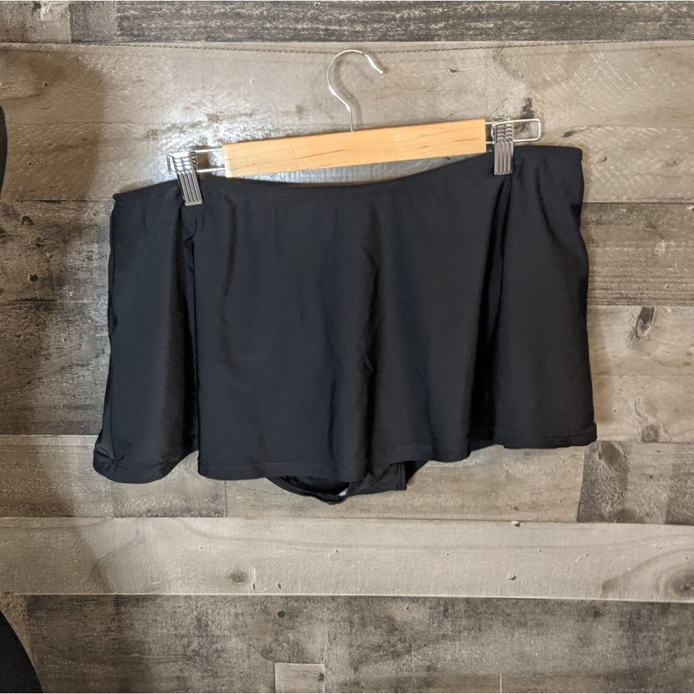 Black skirted bikini bottom NEW XXL